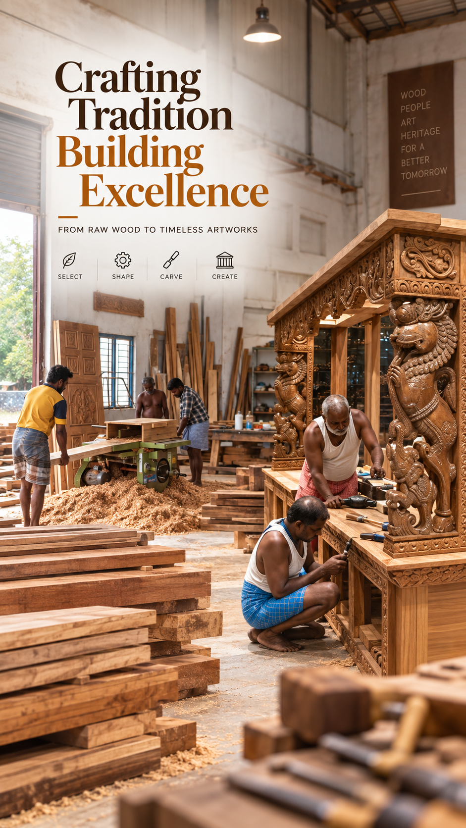 VA WoodArts — Crafting Tradition, Building Excellence: from raw wood to timeless artworks
