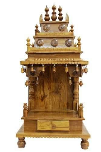 Carved wooden home temple